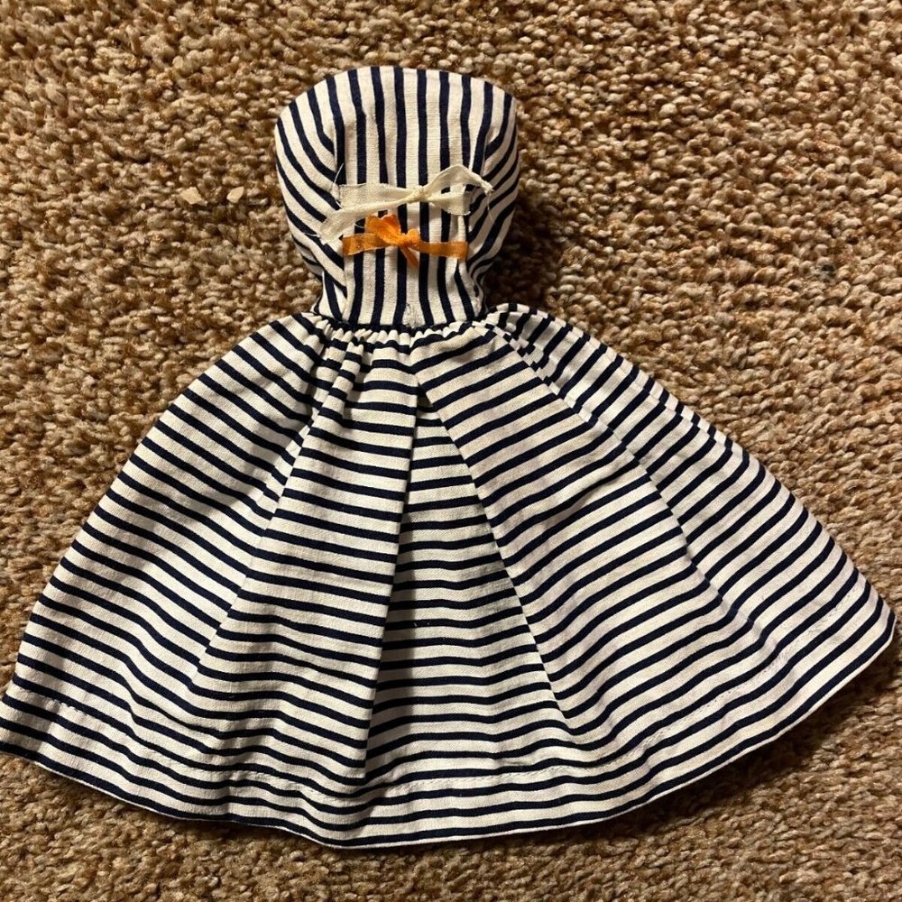 VTG Barbie #912 Casual Dress 1959-1962 White Tag